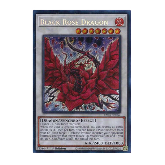 Yu-Gi-Oh! Black Rose Dragon (Secret Rare) - Quarter Century Stampede