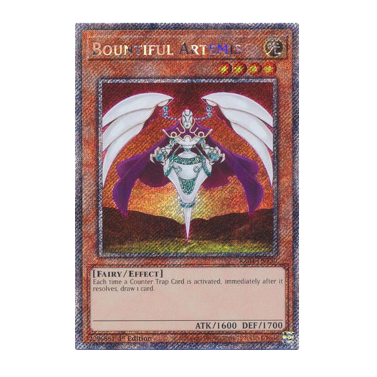Yu-Gi-Oh! Bountiful Artemis (Platinum Secret Rare) - Quarter Century Stampede