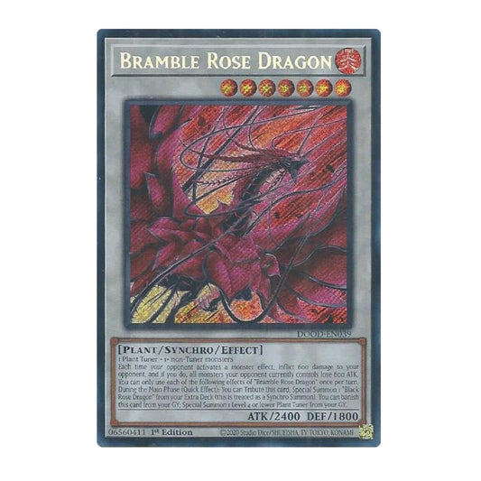 Yu-Gi-Oh! Bramble Rose Dragon - Doom of Dimensions (DOOD)