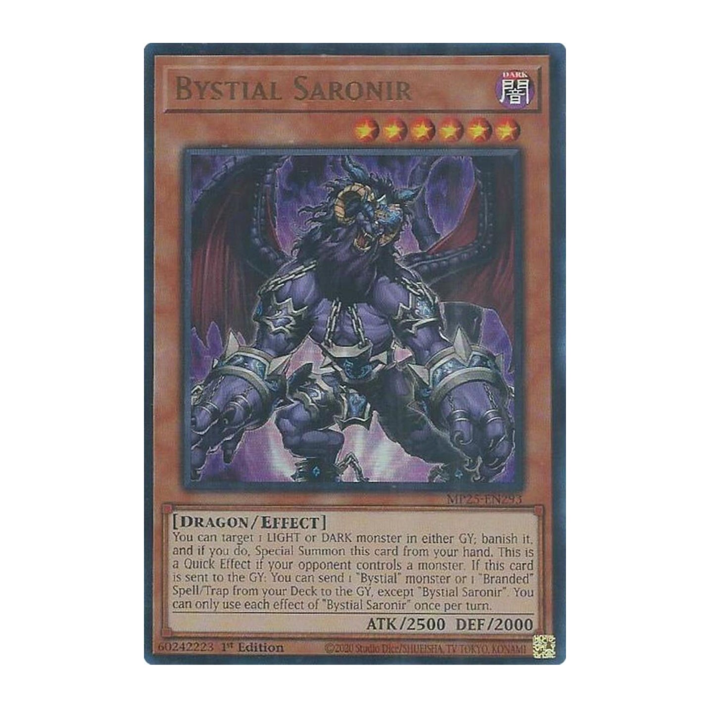 Yu-Gi-Oh! Bystial Saronir - 2025 Mega-Pack (MP25)