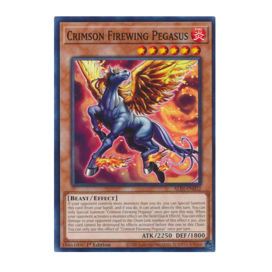 Yu-Gi-Oh! Crimson Firewing Pegasus - Alliance Insight (ALIN)