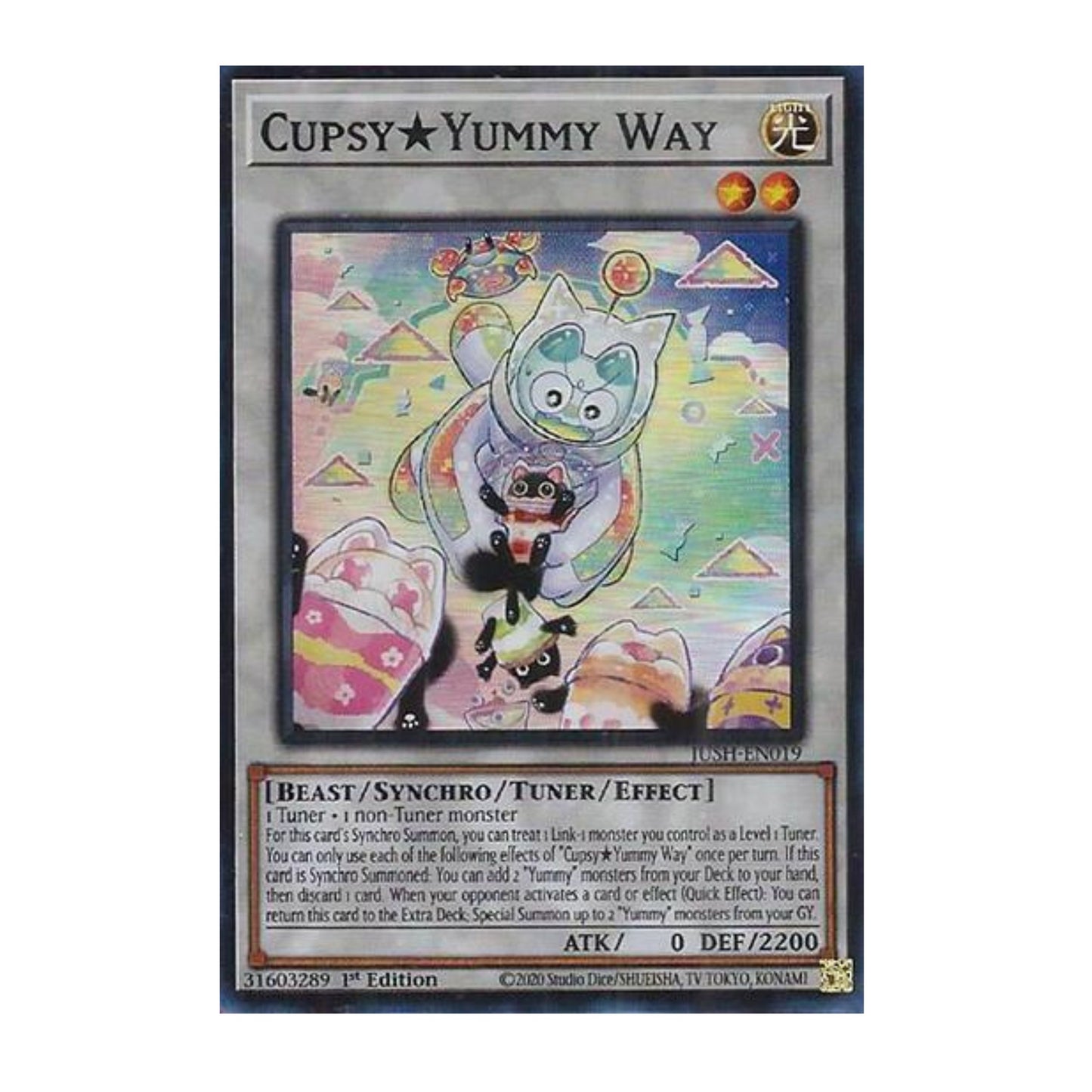 Yu-Gi-Oh! CupsyYummy Way (Super Rare) - Justice Hunters (JUSH)