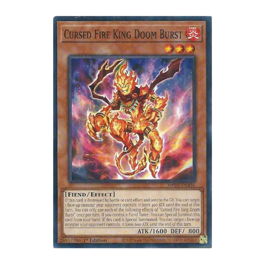 Yu-Gi-Oh! Cursed Fire King Doom Burst - 2025 Mega-Pack (MP25)