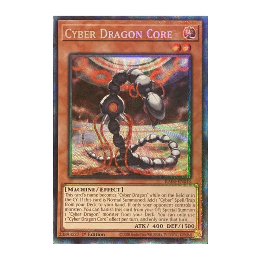 Yu-Gi-Oh! Cyber Dragon Core (Platinum Secret Rare) - Quarter Century Stampede