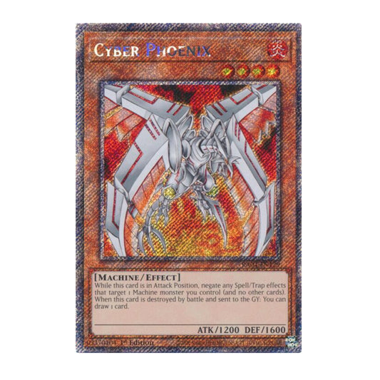 Yu-Gi-Oh! Cyber Phoenix (Platinum Secret Rare) - Quarter Century Stampede