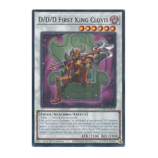 Yu-Gi-Oh! D/D/D First King Clovis - Doom of Dimensions (DOOD)