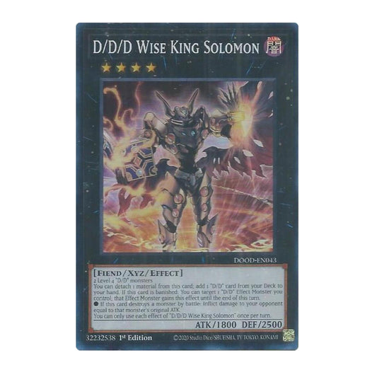 Yu-Gi-Oh! D/D/D Wise King Solomon - Doom of Dimensions (DOOD)