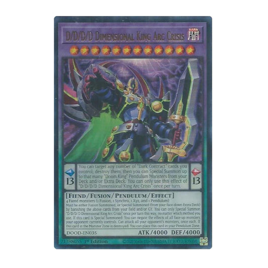 Yu-Gi-Oh! D/D/D/D Dimensional King Arc Crisis - Doom of Dimensions (DOOD)