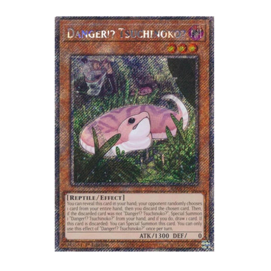 Yu-Gi-Oh! Danger!? Tsuchinoko? (Platinum Secret Rare) - Quarter Century Stampede