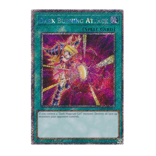 Yu-Gi-Oh! Dark Burning Attack (Platinum Secret Rare) - Quarter Century Stampede