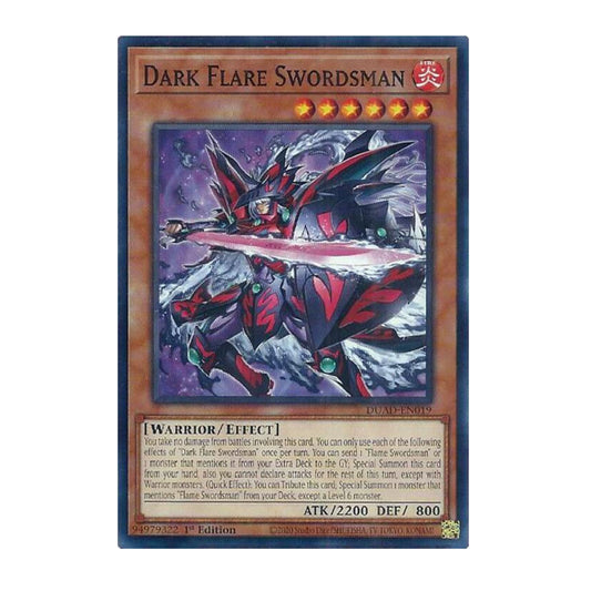 Yu-Gi-Oh! Dark Flare Swordsman - Duelist's Advance (DUAD)