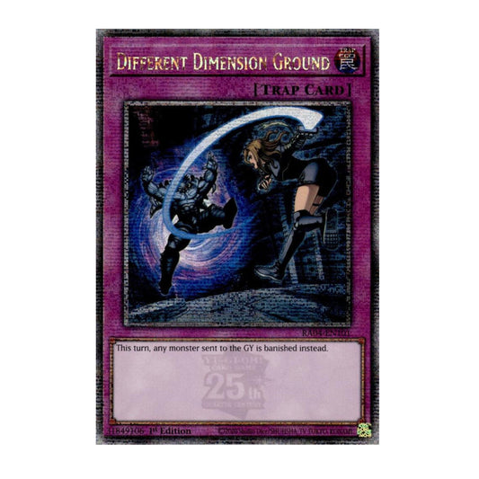 Yu-Gi-Oh! Different Dimension Ground (Quarter Century Secret Rare) - Quarter Century Stampede