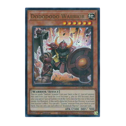 Yu-Gi-Oh! Dodododo Warrior - Duelist's Advance (DUAD)