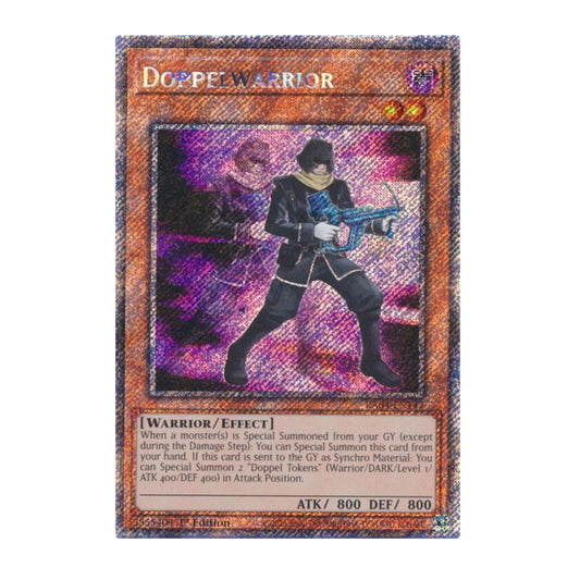 Yu-Gi-Oh! Doppelwarrior (Platinum Secret Rare) - Quarter Century Stampede