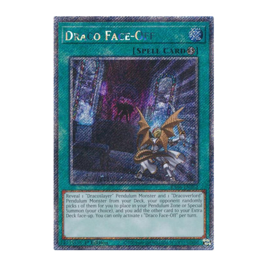 Yu-Gi-Oh! Draco Face-Off (Platinum Secret Rare) - Quarter Century Stampede
