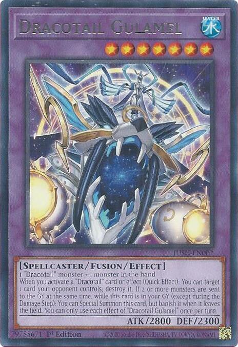 Yu-Gi-Oh! Dracotail Gulamel - Justice Hunters (JUSH)