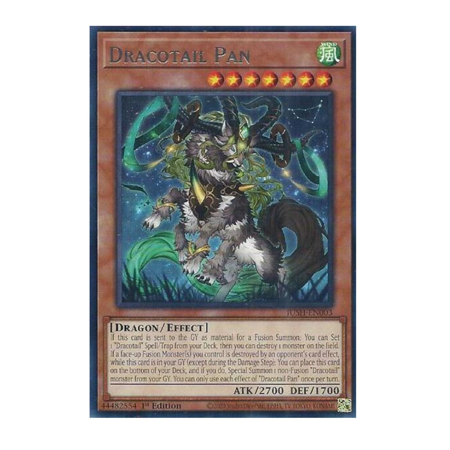 Yu-Gi-Oh! Dracotail Pan - Justice Hunters (JUSH)