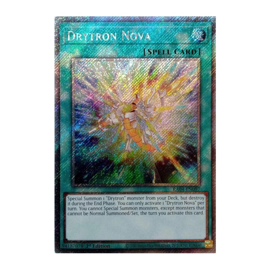 Yu-Gi-Oh! Drytron Nova (Platinum Secret Rare) - Quarter Century Stampede