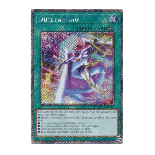 Yu-Gi-Oh! Dueltaining (Platinum Secret Rare) - Quarter Century Stampede