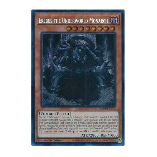 Yu-Gi-Oh! Erebus the Underworld Monarch (Secret Rare) - Quarter Century Stampede