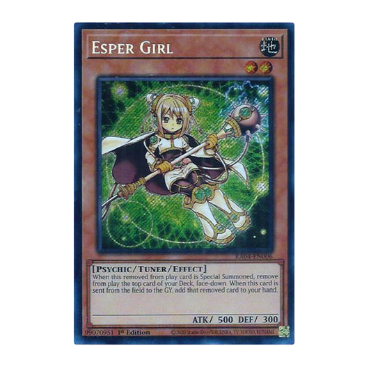 Yu-Gi-Oh! Esper Girl (Secret Rare) - Quarter Century Stampede