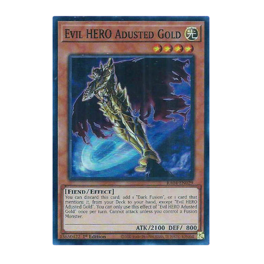 Yu-Gi-Oh! Evil HERO Adusted Gold - Quarter Century Stampede