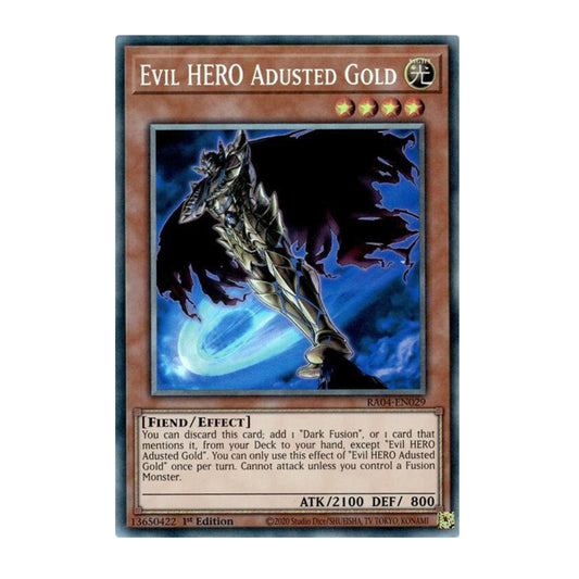 Yu-Gi-Oh! Evil HERO Adusted Gold (PCR) - Quarter Century Stampede