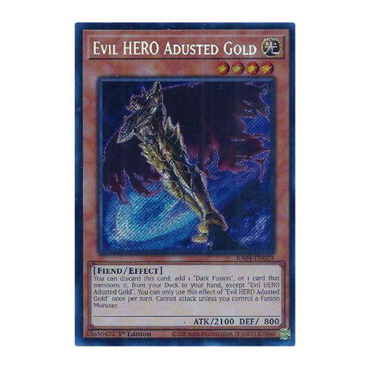 Yu-Gi-Oh! Evil HERO Adusted Gold (Secret Rare) - Quarter Century Stampede