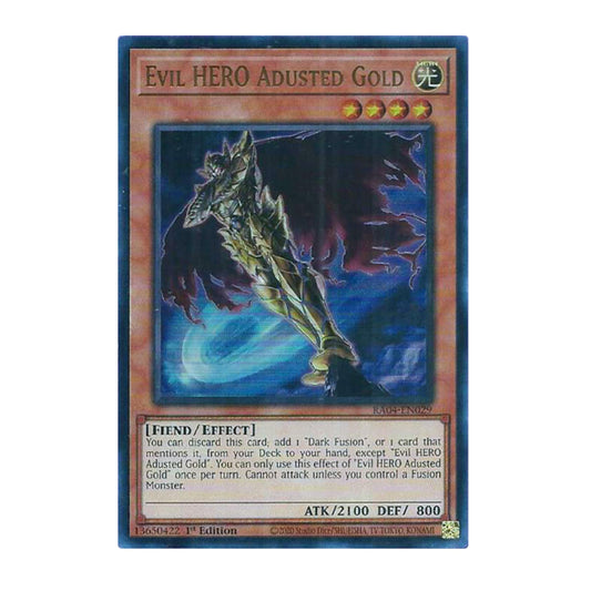 Yu-Gi-Oh! Evil HERO Adusted Gold (UR) - Quarter Century Stampede