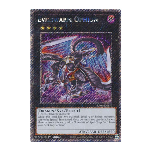 Yu-Gi-Oh! Evilswarm Ophion (Platinum Secret Rare) - Quarter Century Stampede