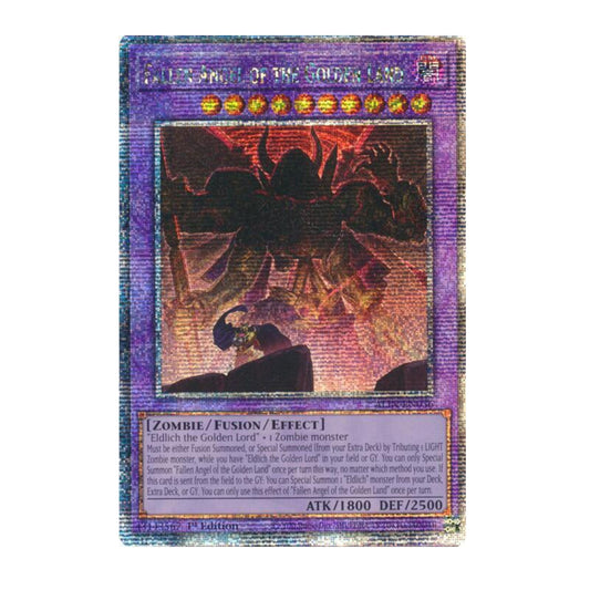 Yu-Gi-Oh! Fallen Angel of the Golden Land (Quarter Century Secret Rare) - Alliance Insight (ALIN)