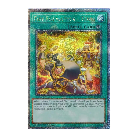 Yu-Gi-Oh! Fire Formation - Tenki (Quarter Century Secret Rare) - Quarter Century Stampede