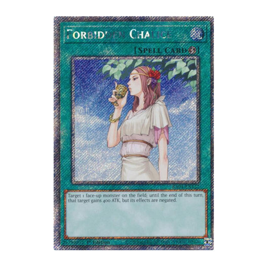 Yu-Gi-Oh! Forbidden Chalice (Platinum Secret Rare) - Quarter Century Stampede