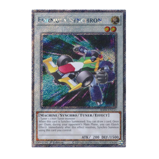 Yu-Gi-Oh! Formula Synchron (Platinum Secret Rare) - Quarter Century Stampede