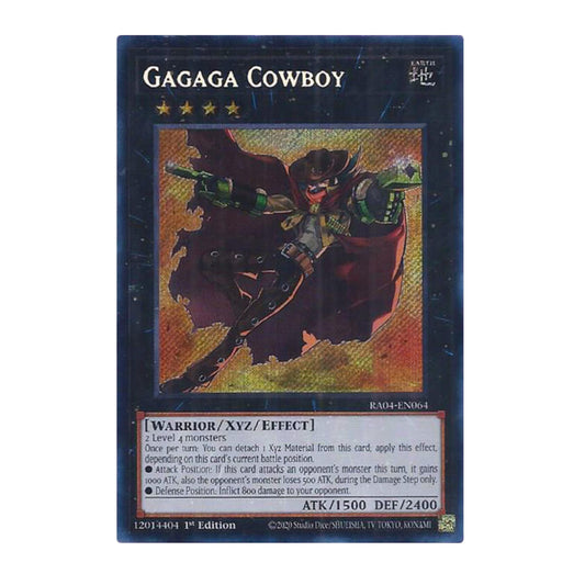Yu-Gi-Oh! Gagaga Cowboy (Secret Rare) - Quarter Century Stampede