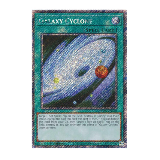 Yu-Gi-Oh! Galaxy Cyclone (Platinum Secret Rare) - Quarter Century Stampede