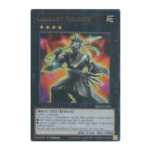 Yu-Gi-Oh! Gallant Granite - 2025 Mega-Pack (MP25)