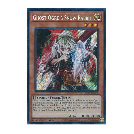Yu-Gi-Oh! Ghost Ogre & Snow Rabbit (Secret Rare) - Quarter Century Stampede