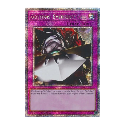 Yu-Gi-Oh! Gottoms' Emergency Call (Quarter Century Secret Rare) - Quarter Century Stampede