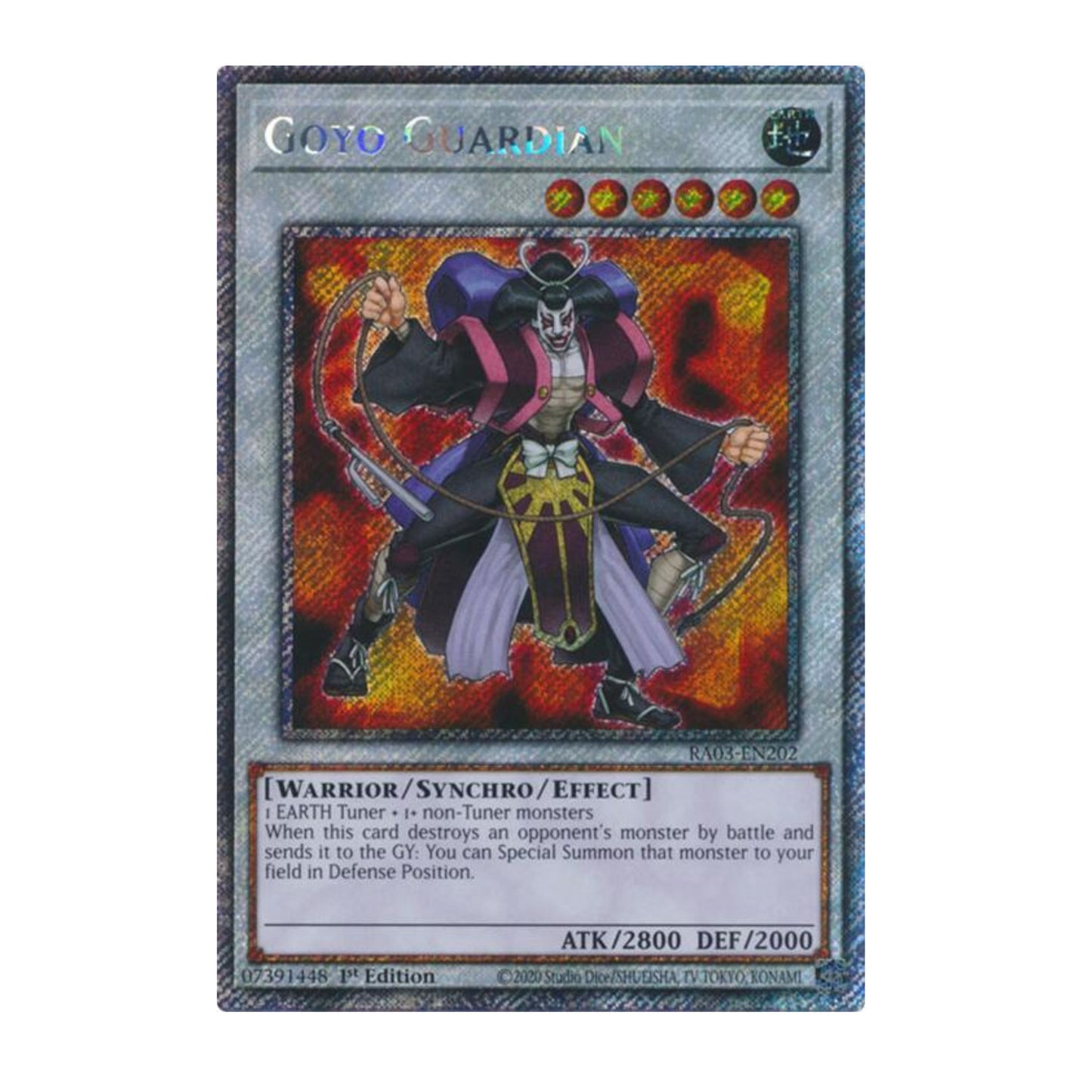 Yu-Gi-Oh! Goyo Guardian (Platinum Secret Rare) - Quarter Century Bonanza