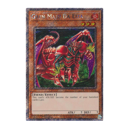 Yu-Gi-Oh! Gren Maju Da Eiza (Platinum Secret Rare) - Quarter Century Stampede