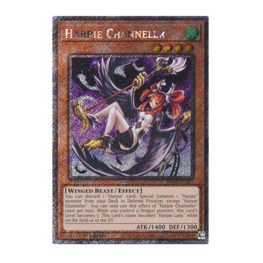 Yu-Gi-Oh! Harpie Channeler (Platinum Secret Rare) - Quarter Century Stampede