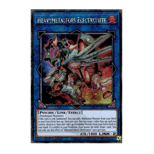 Yu-Gi-Oh! Heavymetalfoes Electrumite (Quarter Century Secret Rare) - Quarter Century Stampede