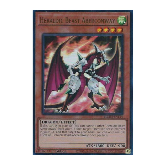 Yu-Gi-Oh! Heraldic Beast Aberconway - Battles of Legend: Monster Mayhem (BLMM)