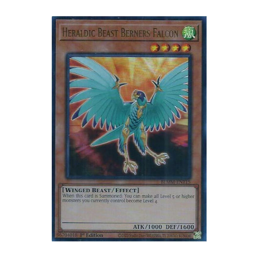 Yu-Gi-Oh! Heraldic Beast Berners Falcon - Battles of Legend: Monster Mayhem (BLMM)