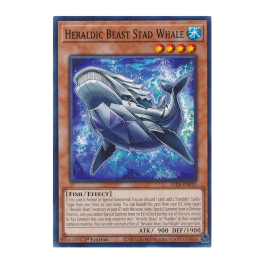 Yu-Gi-Oh! Heraldic Beast Stad Whale - Alliance Insight (ALIN)
