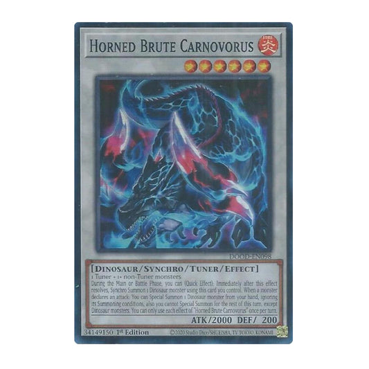 Yu-Gi-Oh! Horned Brute Carnovorus - Doom of Dimensions (DOOD)