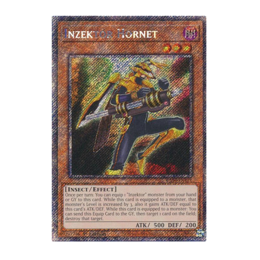 Yu-Gi-Oh! Inzektor Hornet (Platinum Secret Rare) - Quarter Century Stampede