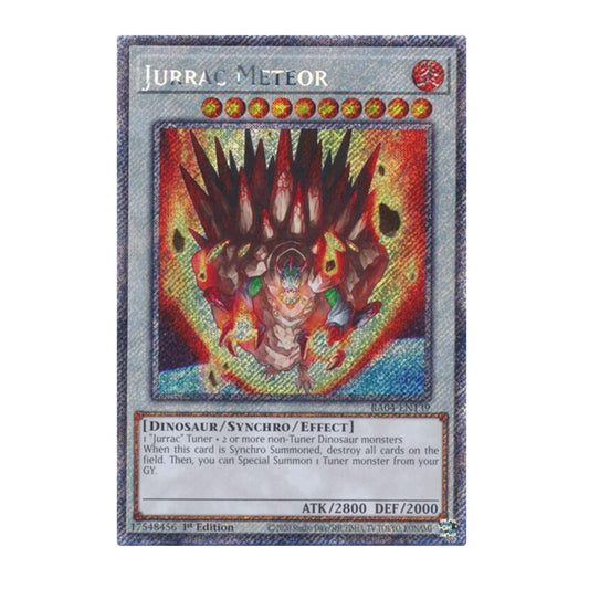 Yu-Gi-Oh! Jurrac Meteor (Platinum Secret Rare) - Quarter Century Stampede