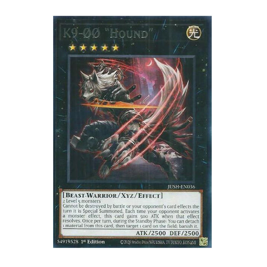 Yu-Gi-Oh! K9-00 "Hound" - Justice Hunters (JUSH)
